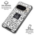 Disney The Nightmare Before Christmas Jack Skellington Pattern Pixel 9/9 Pro Clear Case